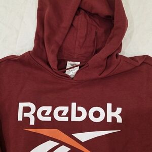 Reebok Classic Elegant Designed Maroon Hoodie Size XL unisex